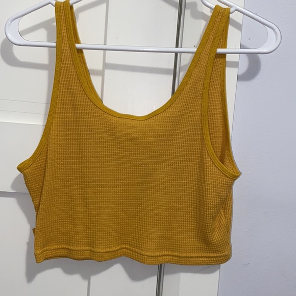 Gorgeous Cropped Waffle Tank - Picture 2 of 4